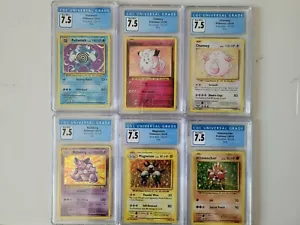 2016 Pokemon Evolutions Holo 6 Card Collection CGC 7.5 Near MINT+ - Picture 1 of 7