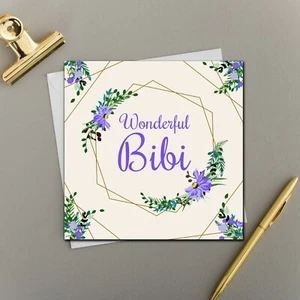 WONDERFUL BIBI | BRIGHT FLORAL HEXAGON COLLECTION - Picture 1 of 1