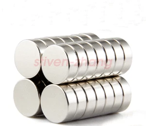 50pcs 15 X 5mm N38 Neodymium Disc Super Strong Rare Earth Small Fridge Magnets - Picture 1 of 4