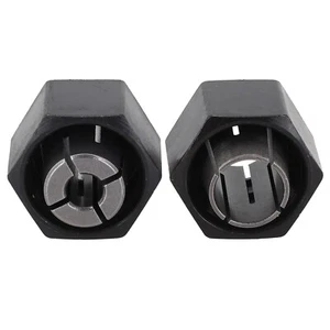 Router Parts Metal Collet Set Including Sizes of Both Options Available - Picture 1 of 12