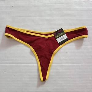 Ultimate Comfort: 1-Pack Ribbed Cotton Thong Panties XL (15-17) by No Boundaries - Picture 1 of 3