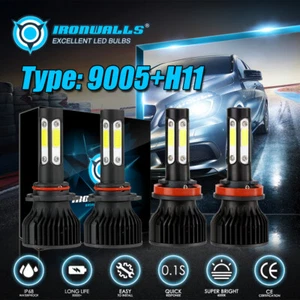 9005 H11 LED Scheinwerfer Glühbirnen Kit Fernlicht für Kenworth T680 T880 2013-2019 - Bild 1 von 12