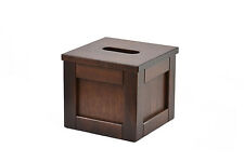 Wooden tissue box "cube" cover. shakers style. yellow birch. NEW! CQ-2-75