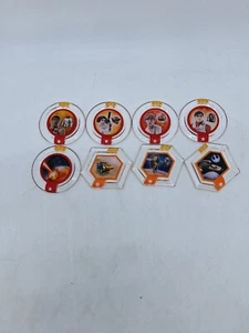 Disney Infinity 3.0 Star Wars Power Disc Lot 8 pcs Luke Leia Boba Ship Armor - Picture 1 of 6