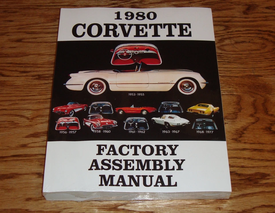 Chevrolet Corvette 1980 manual de montaje de fábrica 80 Chevy Foto 1 de 1