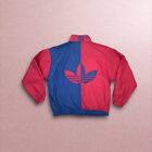 Vintage 1980’s Adidas Trefoil Blue/Red Nylon Track Jacket Size XL