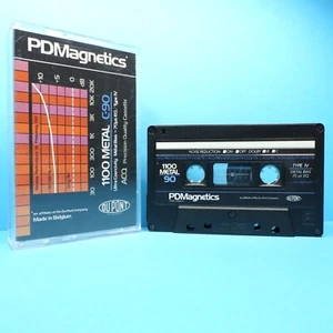 🍒 1x PDM 1100 METAL C-90 * IEC IV Tipo 4 * Cassette Cassette кассета * 1981 - Imagen 1 de 3