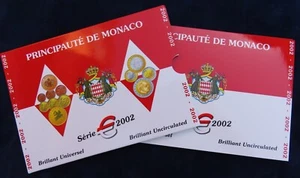 Monaco KMS Kursmünzensatz 2002 Brilliant Uncirculated - Bild 1 von 3
