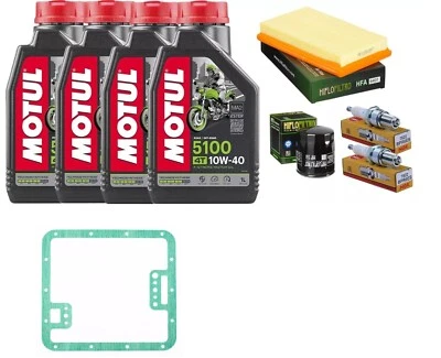 MOTORRAD GUZZI CALIFORNIA 1100 2006 2012 INSPEKTIONSPAKET 5100 10W40 LUFT ÖL KERZEN GUAR - Bild 1 von 4