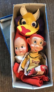 Muñeca títere de mano de colección teatro infantil toro hecho a mano Halloween y Walt Disney Dopey - Imagen 1 de 11