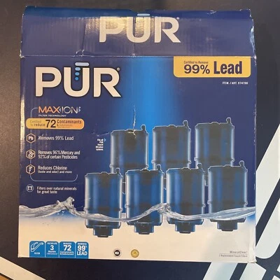 7 PACK: Genuine PUR MAXION Water Faucet Filter Replacement RF-9999 Mineral Clear - Image 1 of 4