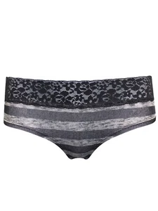 La Senza schwarze Kontrastspitze Hipster Slips/Slips - Größen S, M, L, XL - Bild 1 von 9