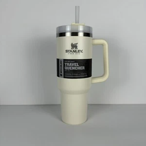 ✨ Original Cream Stanley Adventure Quencher Travel Tumbler 40oz OG Cream RARE - Picture 1 of 5