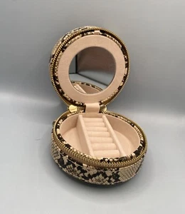 Portagioie donna Wolf Designs struttura serpente zip rotonda nuovo con etichetta - Foto 1 di 5