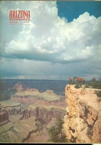 1954 Arizona Highways Magazine: Grand Canyon/Cowboy & Horse - Picture 1 of 1