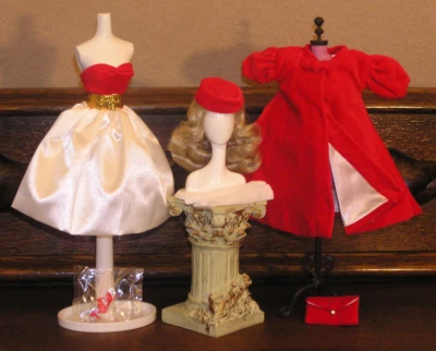 Barbie Silken Flame Red Flare REPRODUCTION Doll Clothes fit Repro Silkstone - Image 1 of 4