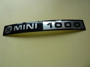 MINI 1000 Boot badge infil. NOS. Genuine. - Picture 1 of 1