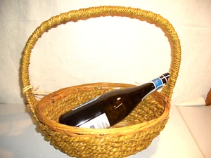 Geschenkkorb leer Präsentkorb 33x27cm oval Gsh.ca.33cm-feste Ausführung neu oliv - Bild 1 von 4