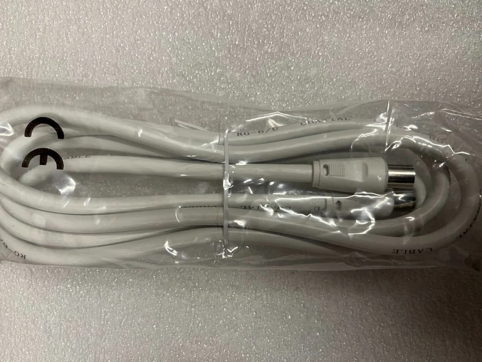 Aerial Cable Lead 1.5M Male to Male Short  RF TV Coaxial Digital Plug Coax rg-6u - Image 1 of 1