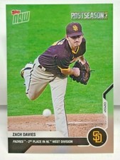 Zach Davies 2020 Topps Now Postseason #PS-66 - SAN DIEGO PADRES - SP /675