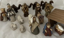 Studio Potterry Modelled Complete Nativity Set