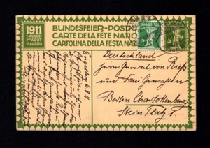 Suiza 1911 - Celebración federal entera, Engelberg (J300) - Imagen 1 de 1