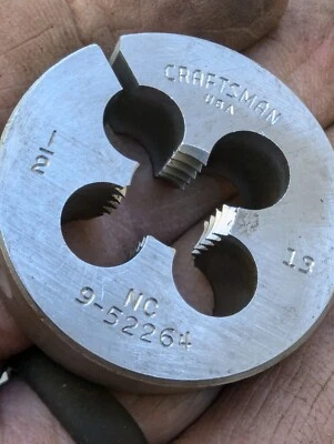 NOS Craftsman 1/2 13 NC 9-52264 Die New Out Of Box - Image 1 of 4