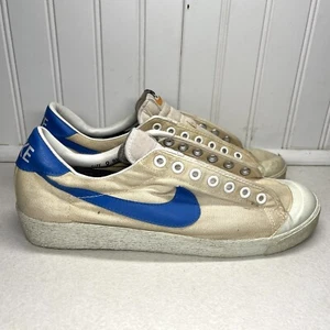 Blazer clásico vintage Nike para todas las canchas de lona baja muestra para hombre talla 9 mixto ¡Leer! - Imagen 1 de 10