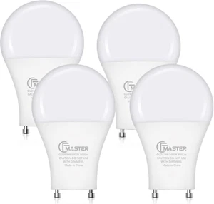 GU24 LED Light Bulb, 5000K Daylight, 9W(100W Equivalent), 800 Lumens, A19 Shape - Picture 1 of 12