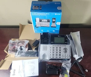 AT&T TL86103 2-LINIOWY BEZPRZEWODOWY SYSTEM ODBIERANIA TELEFONÓW *NOWY OTWARTY BOX* - Zdjęcie 1 z 16