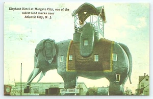 Postal Lucy the Margate Elephant Margate Nueva Jersey Save Lucy Committee Repo m - Imagen 1 de 2
