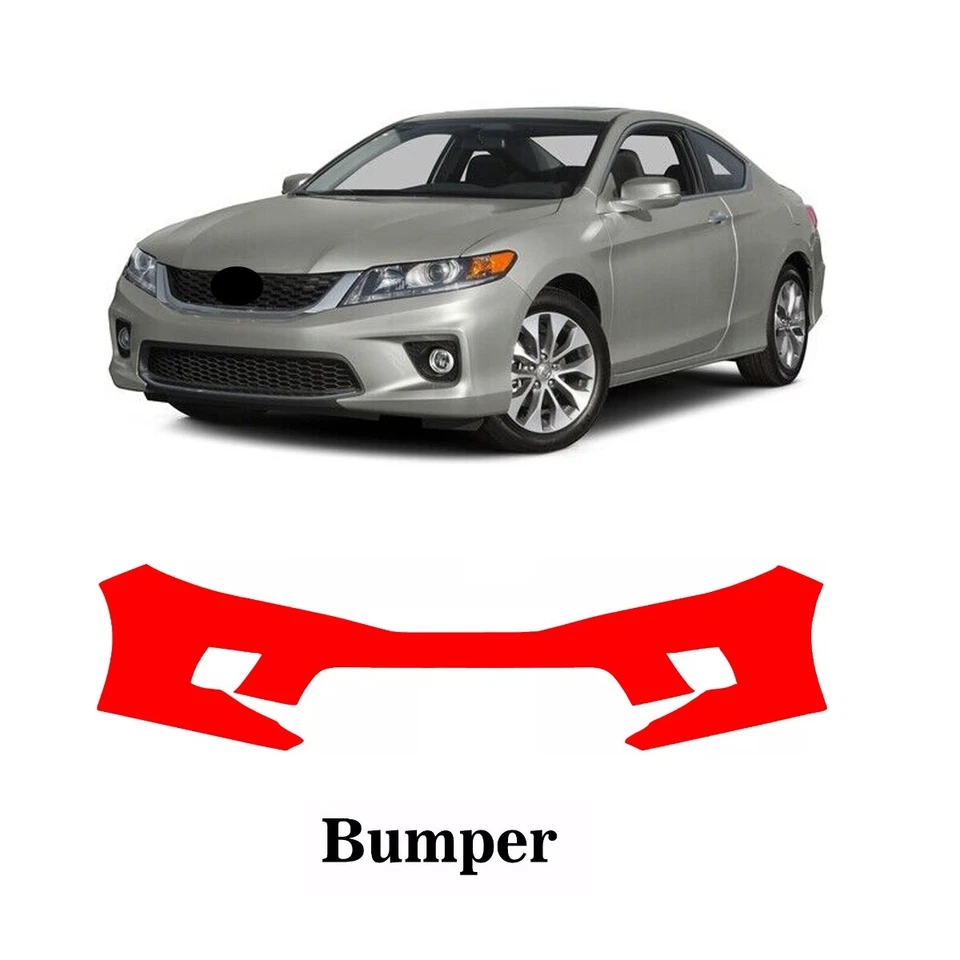 Película de protección de pintura PPF precortada parachoques para Honda Accord cupé 2013 2014 2015  Foto 1 de 4