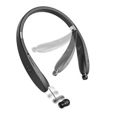 Neckband Wireless HiFi Sound Headset w Retractable Earbuds for Smartphones