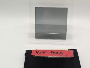 Tiffen 4 x 4" Linear Pola Filter Polarizing MFR #44POL Code #1141 - Picture 1 of 8