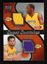 2007-08 Upper Deck Sweet Shot Swatches Memorabilia Kobe Bryant Jordan Farmar HOF