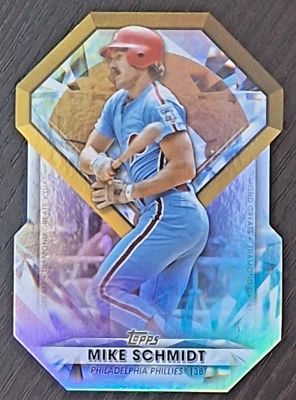 2022 Topps Series 1 - Diamond Greats Die-Cuts Mike Schmidt #DGDC-22 - Image 1 of 2