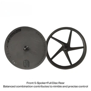 16 Inch 349 5 Spokes V Brake 7 Speed Wheel Brompton Bicycle Carbon Wheel - Picture 1 of 27