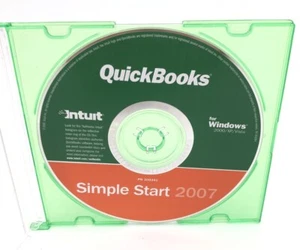 QuickBooks Simple Start 2007 Essentials Edition Financial Windows Software Disc - Picture 1 of 3