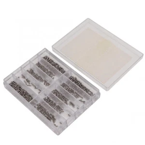 Stainless Steel Eyeglass Jewelry Watch Repair Screw Set Screws Kit Appro.600pcs - Picture 1 of 10