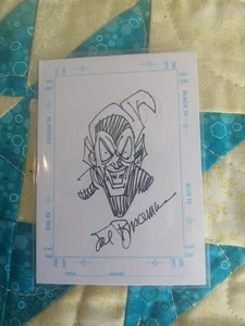 1998 Skybox Silver Age Sal Buscema Green Goblin Sketch Card - Picture 1 of 2