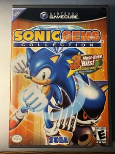 Sonic Gems Collection Nintendo GameCube Case and Game No Manual Tested Works - Picture 1 of 3