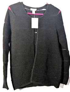 Erin Rose women's L black cardigan NWT - Picture 1 of 5