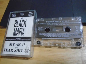 RARE OOP Black Mafia CASSETTE TAPE My AK-47 + 1 gangsta rap hip hop NEW YORK '92 - Picture 1 of 2