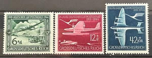 Francobolli tedeschi 1944 Mi:DR 866-868 - 25 anni di servizio aereo set MNH Mint /1124 - Foto 1 di 1