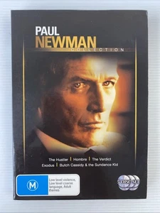 Hustler / Hombre / Verdict / Exodus / Butch Cassidy - Paul Newman - DVD VGC - Picture 1 of 11