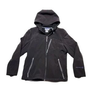 Womens Free Country Jacket Size XL Black Softshell Outdoor Hiking Walking Fleece - Picture 1 of 16