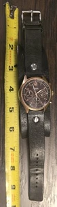 Fossil CH2793 Flight Brown Dial Rose Gold Stainless Chronograph Watch Test & Wor - Picture 1 of 8