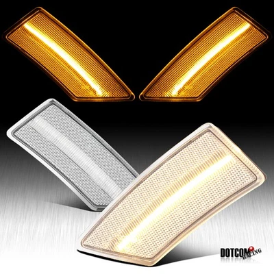Fit 2019-2021 Ford Ranger Front LED Side Marker Lights Pair Replacement Foto 1 de 4