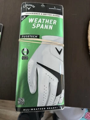Callaway Weather Spann Golf Gloves 10-PACK Large Right-Handed Women's *NEW* - Image 1 of 2