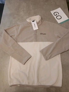Berghaus Felltop snap pullover fleece in stone - Picture 1 of 3